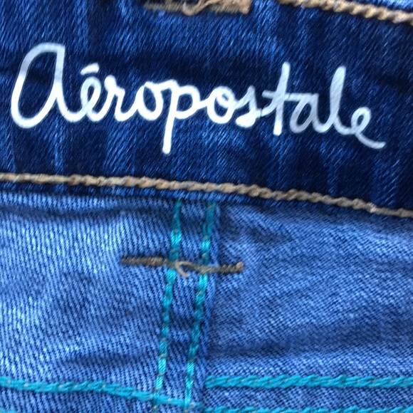 Aeropostale “Boyfriend “ Dark Denim Shorts Sz 0 - Picture 2 of 8